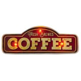 Forever Light Retro falra akasztható USB metál LED dekorációs lámpa "COFFEE" (RTV100462)