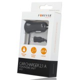 Forever M-01 Autós töltő iPhone-hoz 8-PIN 2,1A, fekete