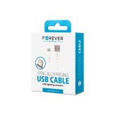 Forever USB-A - Lightning kábel 1A 1m - fehér