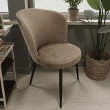 ForgoszekHuzat.hu (Dircom Kft.) Székhuzat JYSK RISSKOV étkezőszékre (elasztikus, mosható, KÖZÉPBARNA)