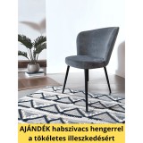 ForgoszekHuzat.hu (Dircom Kft.) Székhuzat JYSK RISSKOV étkezőszékre (elasztikus, mosható, SÖTÉTSZÜRKE)