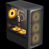 Formula Számítógépház - Air Mesh G3 Black (fekete, ablakos, 1x12cm venti, mATX, 1xUSB3.0, 2xUSB2.0)