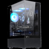 Formula Számítógépház - Crystal Z1+ Black ARGB (fekete, ablakos, ATX, 3x12cm venti, 1xUSB3.0, 1xUSB2.0, 1xType-C)