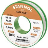 Forrasztóón Tekercs Stannol HS10-Fair Sn99.3Cu0.7 100 g 0.5 mm (599102)