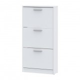 FORTE DEF204 (MSA312-120) 3 ajtós cipősszekrény - fehér