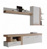 FORTE JULEDA nappali szett - sonoma tölgy / fehér