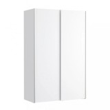 FORTE Khanea gardróbszekrény (fehér)