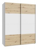 FORTE Schach&Matt gardrób (SHMS82411-M576) artisan tölgy/fehér - 170 cm