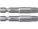 Fortum adapter klt. 2 db, dugókulcsok gépi befogásához; S2 acél, 1/4", 50 mm, bl