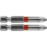 Fortum behajtóhegy PH, 2 db, S2 acél; PH 3×50mm, bliszteren