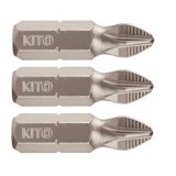 Fortum behajtóhegy PH, 3 db, S2 acél; PH 2×25mm,ACR bliszteren (4741209)