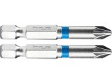 FORTUM behajtóhegy PZ, 2 db, S2 acél; PZ 2×50mm, bliszteren