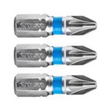 Fortum behajtóhegy PZ, 3 db, S2 acél; PZ 3×25mm, bliszteren (4741303)