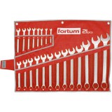 Fortum CSILLAG-VILLÁS KULCS KÉSZLET 21DB, 6-32MM 61CRV5, VÁSZON TOK 4730200