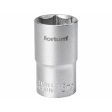 FORTUM dugófej, 1/2", 16 mm, 61CrV5, mattkróm,  38 mm hosszú