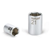 Fortum ipari dugófej, 1/4", 8mm, 61CrV5, mattkróm, 25mm hosszú