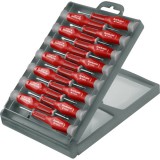 Fortum órás csavarhúzó klt. 15db, két komponensű ergonomikus markolat