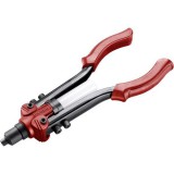 FORTUM popszegecshúzó fogó, kétkaros; 330 mm, CrVMo fej, szegecsvég gyűjtő