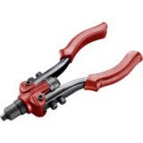 Fortum popszegecshúzó fogó, kétkaros,ALU,réz,acél, INOX szegecsekhez;2,4-3,2-4,0-4,8-6,4mm, 260mm, C