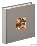 . Fotóalbum, 200 fotó, 10x15 cm, "Walther Fun", szürke