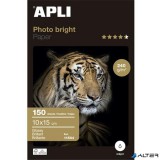 Fotópapír, tintasugaras, 10x15 cm, 240 g, fényes, APLI &#039;Photo Bright&#039;