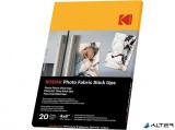 Fotópapír, tintasugaras, 10x15 cm, öntapadós, újra ragasztható, KODAK "Photo Fabric Stick Ups"