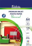 Fotópapír, tintasugaras, A4, 120 g, matt, VICTORIA PAPER &#039;Universal&#039;