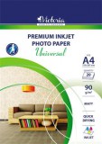 Fotópapír, tintasugaras, a4, 90 g, matt, victoria paper "universal" ijpm100-a4-20sheets