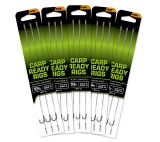 Fox Carp Ready Rigs x 3 - Wide Gape size 8 20lb (CCR194) előkötött bojlis horog