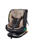 Foxter One I-Size 360°-ban forgatható ISOFIX gyermekülés (40-150 cm) - Black-Brown