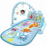 Foxter Piano játszószőnyeg zongorával - Kék állatok