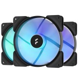 Fractal Design Aspect 14 RGB PWM ház hűtőventilátor fekete (3-pack) (FD-F-AS1-1407) (FD-F-AS1-1407)