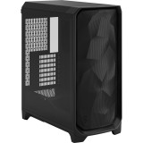 Fractal Design Meshify 3 TG Light Tint Midi Torony Számítógépház + 3db 140mm ventilátor - Fekete (FD-C-MES3A-02)