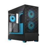 Fractal Design Pop Air táp nélküli ablakos ház RGB Cyan Core - fekete-kék (FD-C-POR1A-02) (FD-C-POR1A-02)