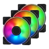 Fractal Design Prisma AL-12 PWM 3P Számítógép ház Ventilátor 12 cm Fekete, Fehér 1 db