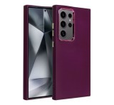 Frame Samsung S24 Ultra közepesen ütésálló tok kameravédő kerettel, lila