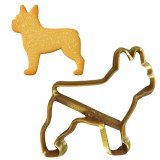 Francia bulldog mintás sütemény kiszúró