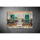 Francia Erkély Vászonkép 008 év-008