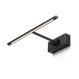 FRESCO 34 fali lámpa fekete 230V LED 6W 3000K