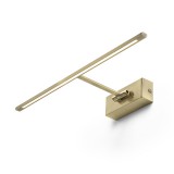 FRESCO 45 fali lámpa antikolt sárgaréz 230V LED 8W 3000K