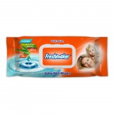 Freshmaker nedves törlőkendő 72 lapos kupakos