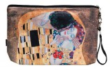 Fridolin Kozmetikai táska 25x3x17cm, polyester,Klimt:The Kiss