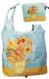Fridolin Táska a táskában, polyester,42x48cm, Van Gogh: Sunflowers, összehajtva 16x13cm