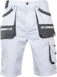 Fridrich & Fridrich F&F Carl BE-01-009 munkavédelmi bermuda fehér/szürke színben
