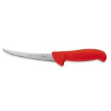 Friedr. Dick DICK ErgoGrip csontozókés, fél flexibilis pengével (15 cm) ívelt, normál, piros