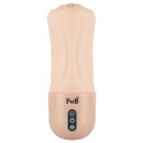 Friend with Benefits FWB - élethű, rezgő, szívó műpunci (natúr)