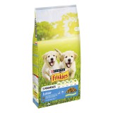 Friskies Junior száraz kutyaeledel - csirke, zöldségek és tej 15 kg