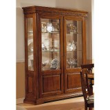 Frison Renzo Edera intarziás 2-ajtós vitrines szekrény