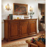 Frison Renzo Edera intarziás 3-ajtós tálalószekrény 1 fiókkal