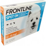 Frontline Spot On kutyáknak S (2-10 kg) (0.67 ml / pipetta | 3 pipetta)